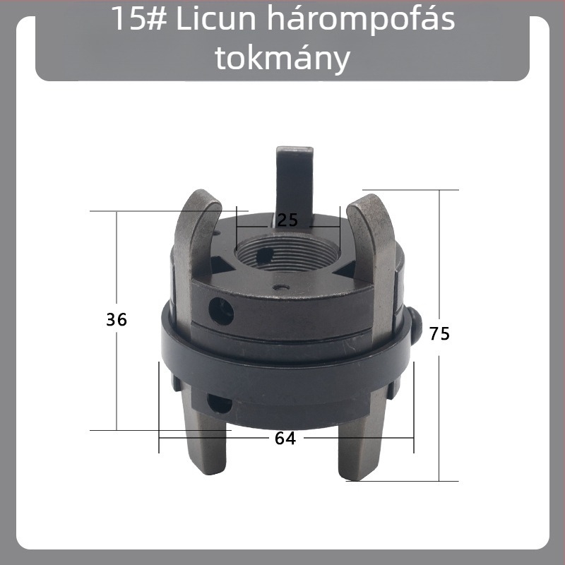Automata eszterga alkatrész – két- vagy háromfogú gyűrű és csuklótartó, modell 103278