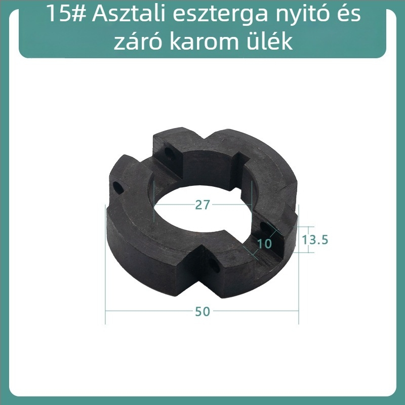 Automata eszterga alkatrész – két- vagy háromfogú gyűrű és csuklótartó, modell 103278