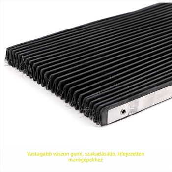 Gumírozott accordion panellel ellátott toronyfúró gép védőburkolat, pajzs a szilánkok és kábelrögzítő klipsz