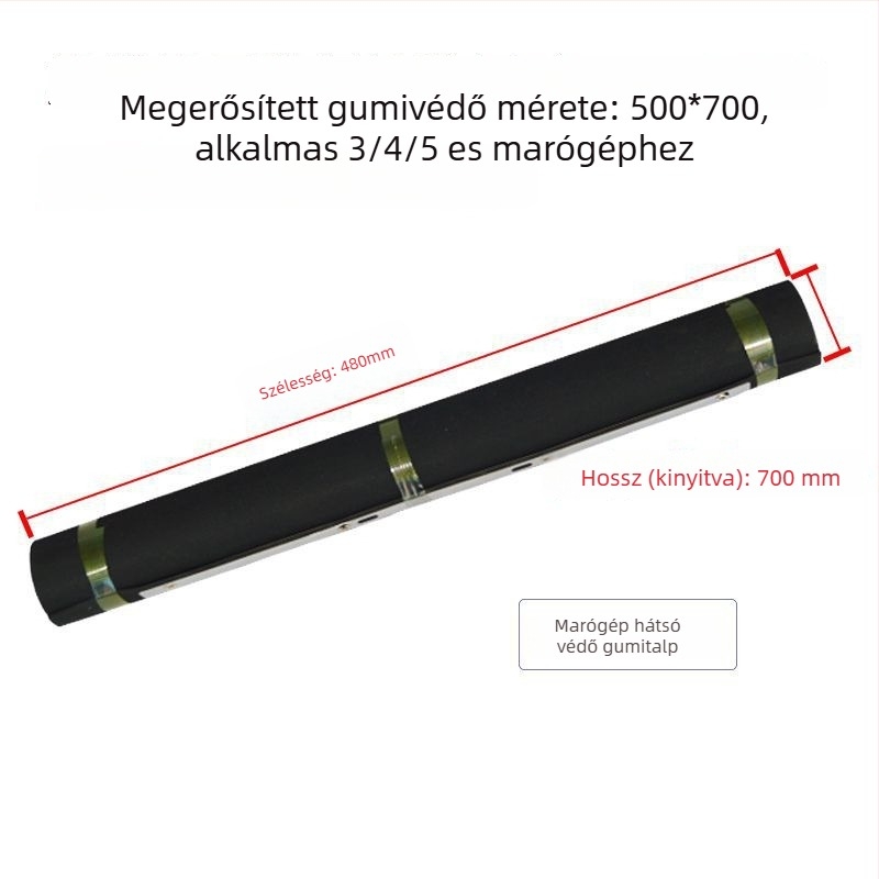 Gumírozott accordion panellel ellátott toronyfúró gép védőburkolat, pajzs a szilánkok és kábelrögzítő klipsz