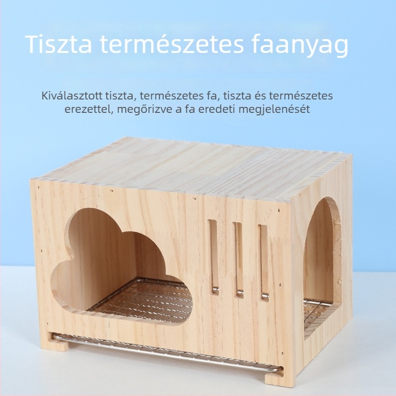 Légáteresztő papagájfészek, kis fa ház, hűs madárfészek, esztétikus alvófészek, nyárra alkalmas papagájok számára, univerzális madárketrec dekoráció