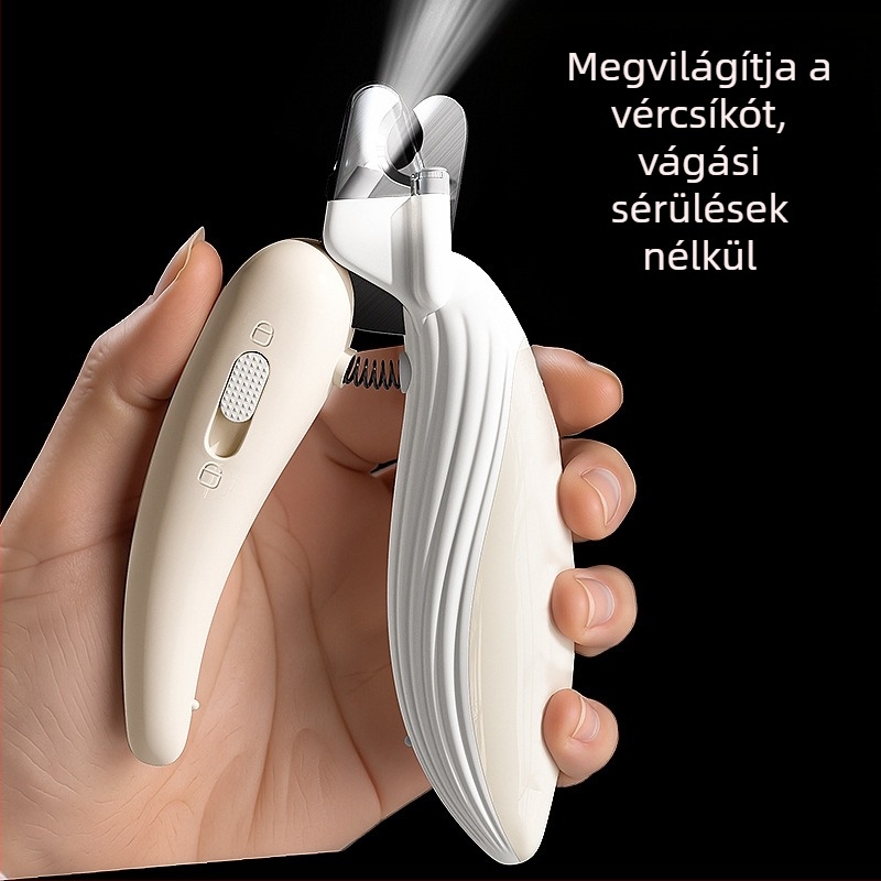 Macskák és kutyák körömvágója világító, kezdőbarát kisállat körömvágó eszköz, vérvonal útmutató