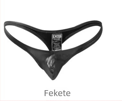 Tommy férfi tangával készült alsónemű – pamut‑blend anyagból, szexi, játékos dizájn, szűk fazon