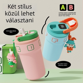 Kettős falú, babát formázó kávés pohár, 316L rozsdamentes acélból, szigetelt termosz, kültéri használatra, uniszex