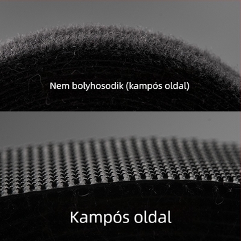 Öntapadós, kétoldalas Velcro-kábelkötegelő szalag optikai és adatkábelek rendezésére