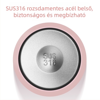 Új stílusú gyümölcs termosz pohár, nagy kapacitású, hordozható, szívószállal