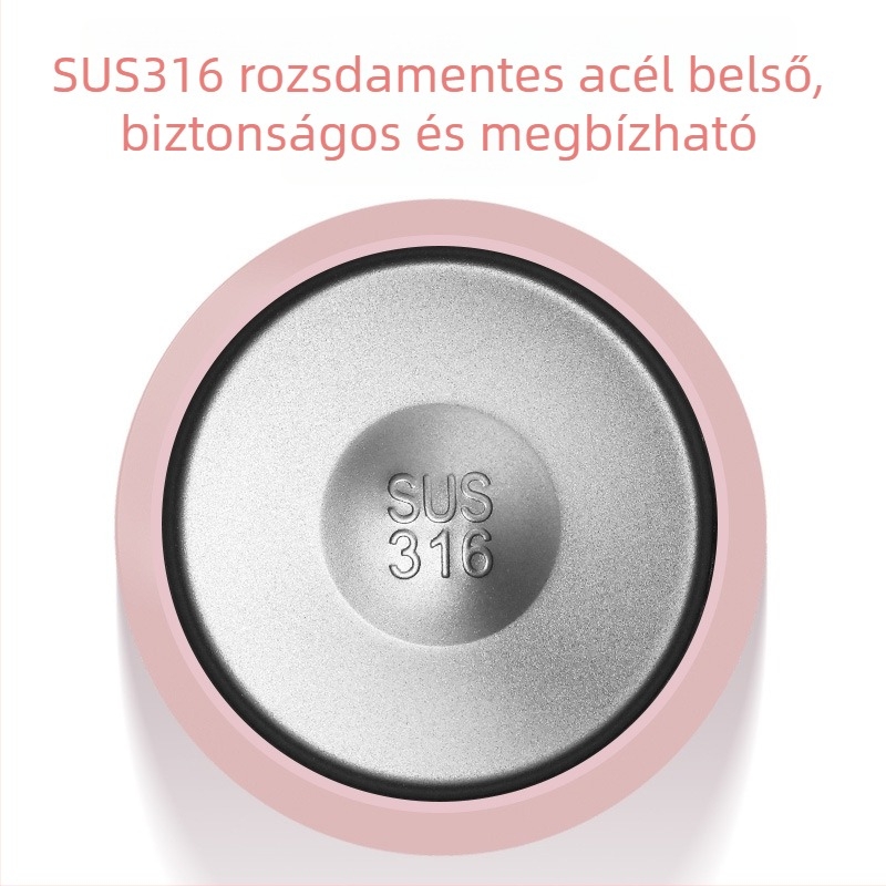 Új stílusú gyümölcs termosz pohár, nagy kapacitású, hordozható, szívószállal
