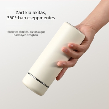 316 rozsdamentes acél mini hordozható termosz nőknek — kompakt teáscsésze teával és rekesszel