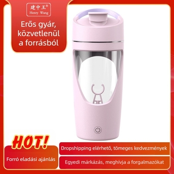 Blender Bottle fitnesz shaker pohár, hordozható kézi tejshake-mixelő, nagy kapacitású