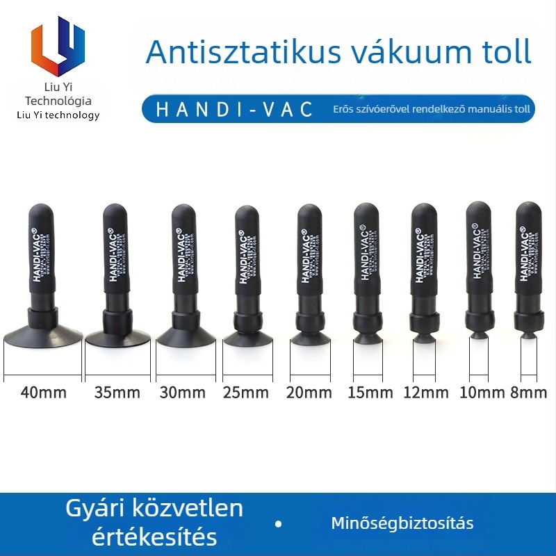 LY-936 vákuumos szívó toll, anti-sztatikus, üvegfedéllel és szitanyomási lehetőséggel