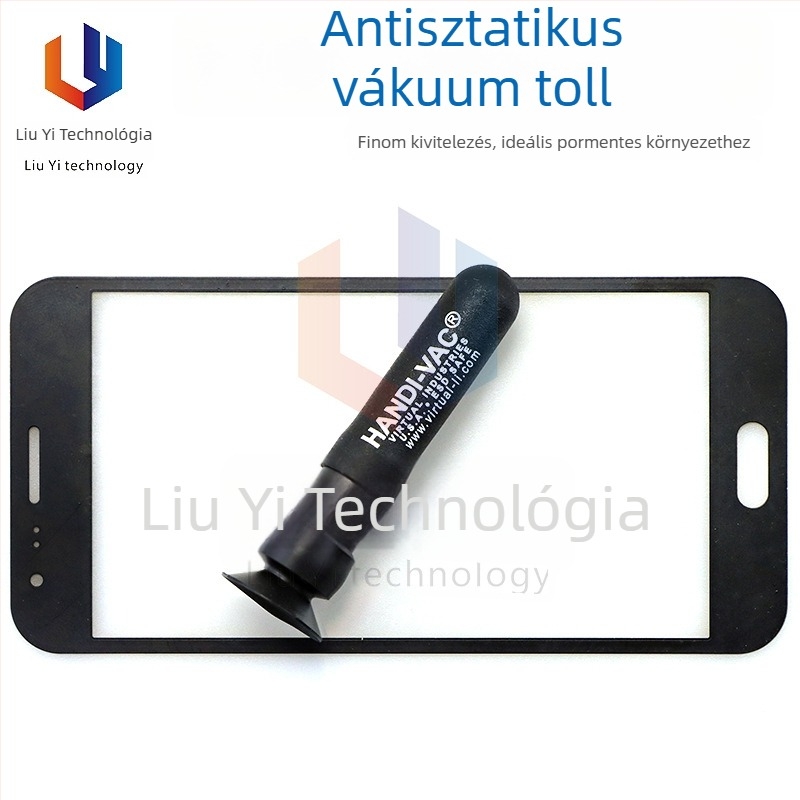 LY-936 vákuumos szívó toll, anti-sztatikus, üvegfedéllel és szitanyomási lehetőséggel