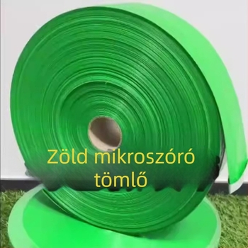 Megvastagított zöld szövött mikroszóróöv – tájépítéshez és mezőgazdasági öntözéshez, nagy nyomású öntözőöv