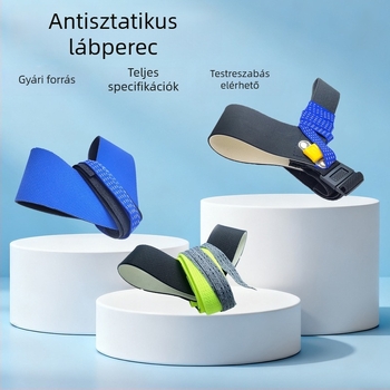 Antisztatikus bokaöv gumiból, elektronikai gyártáshoz
