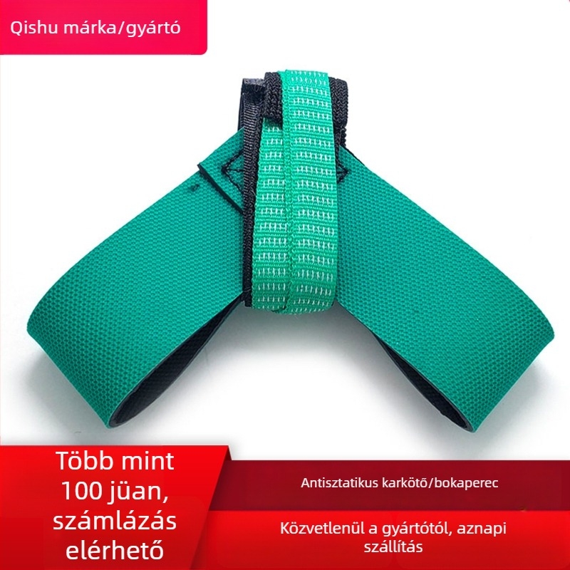 Antisztatikus bokaöv gumiból, elektronikai gyártáshoz