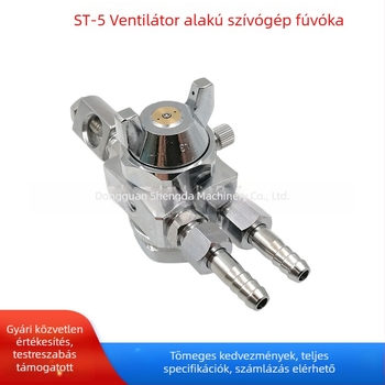 ST-6 szórófej automata festékszóróhoz; ST-5 pneumatikus nagy-atomizációs fej blister géphez