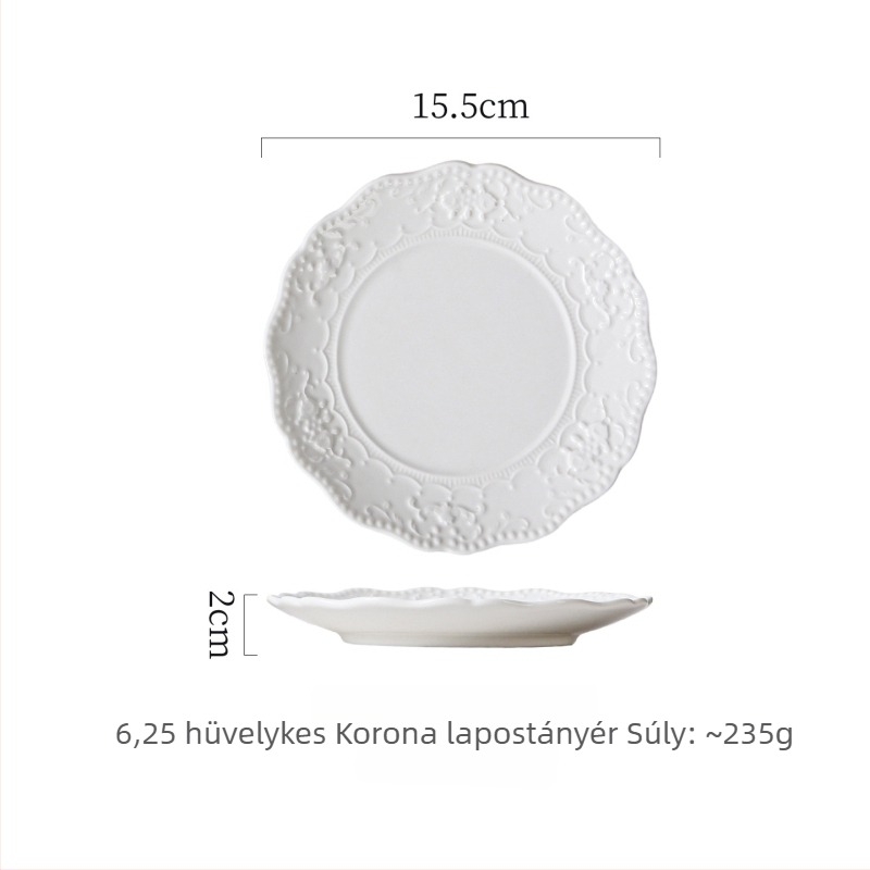 Tiszta fehér kerámia tál otthoni használatra, rizs- és leveses tál, skandináv minimalist stílusú étkészlet