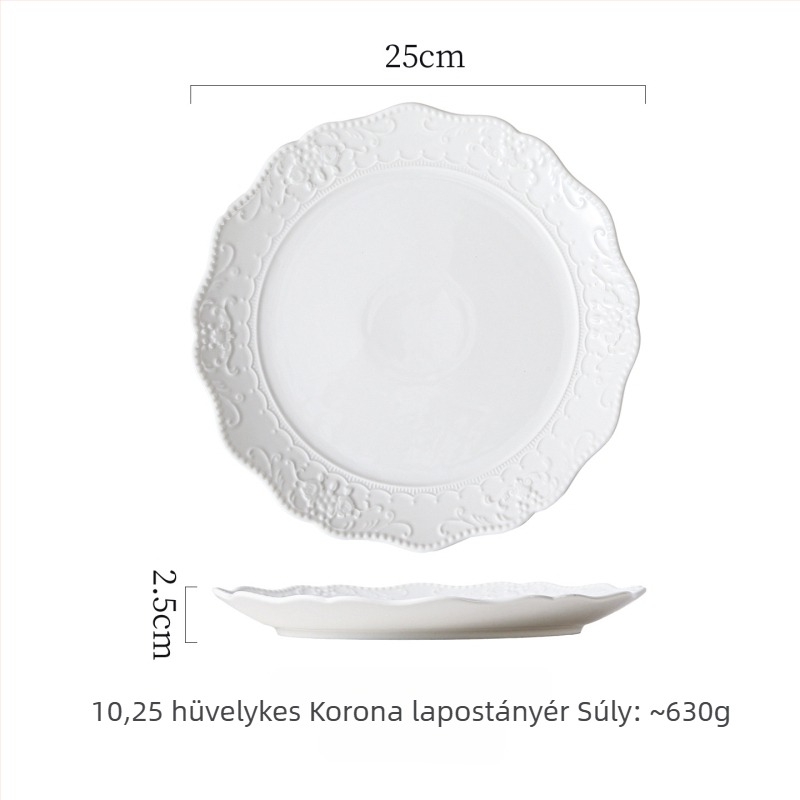 Tiszta fehér kerámia tál otthoni használatra, rizs- és leveses tál, skandináv minimalist stílusú étkészlet