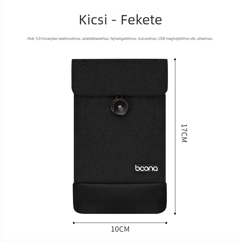 Baona Power Bank tároló táska – telefonvédő tok, fejhallgató tok, ütésálló és vízálló