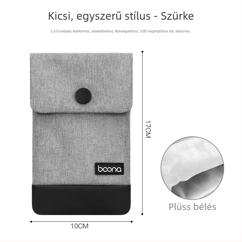 Baona Power Bank tároló táska – telefonvédő tok, fejhallgató tok, ütésálló és vízálló