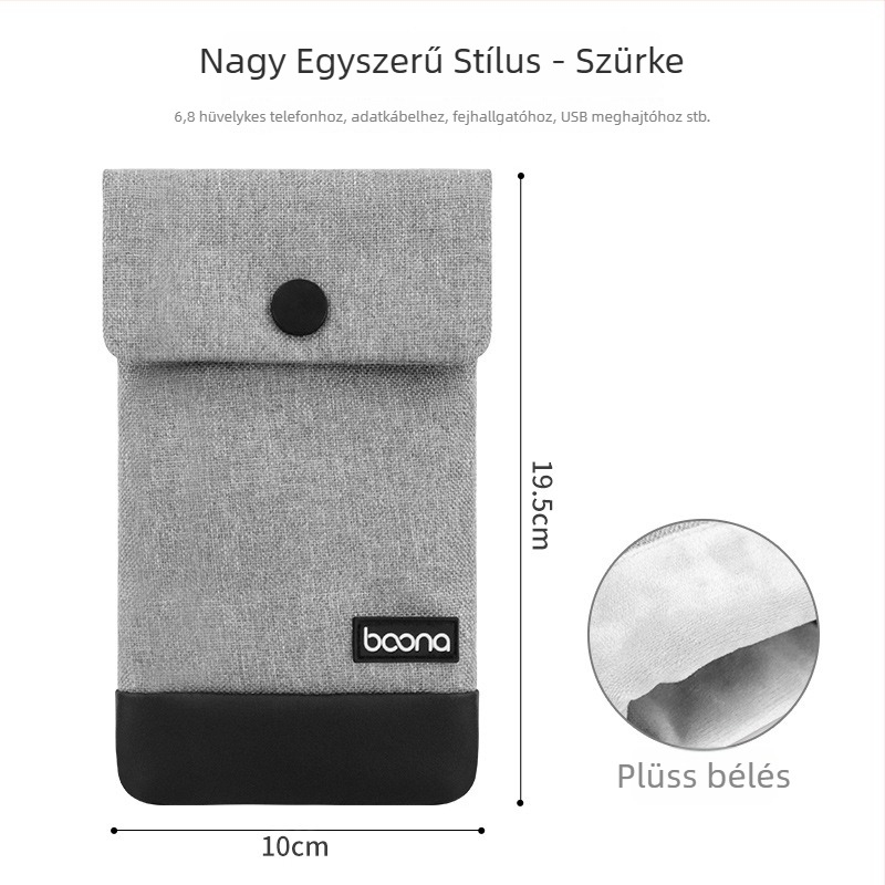 Baona Power Bank tároló táska – telefonvédő tok, fejhallgató tok, ütésálló és vízálló