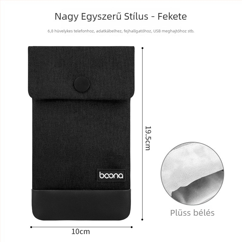 Baona Power Bank tároló táska – telefonvédő tok, fejhallgató tok, ütésálló és vízálló