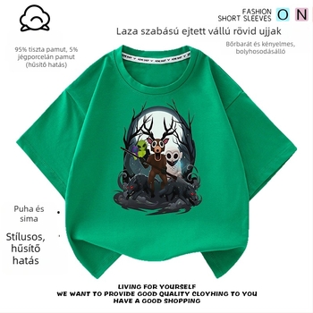 Roblox 99 Éjszaka az Erdőben – Gyerekeknek rövid ujjú pamut póló