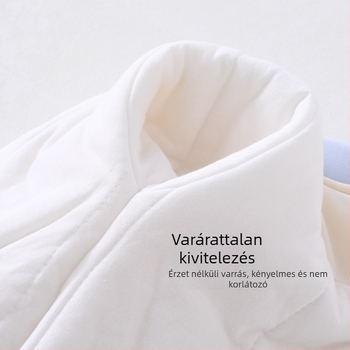 Uniszex újszülött overál, 120 g-os tömött meleg pamutból, őszi-téli, vastag