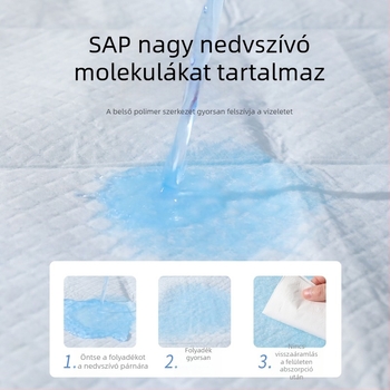 Egyszer használatos, vastagított kutyapelenka és vizelet alátét dezodorizáló hatással és magas nedvszívással
