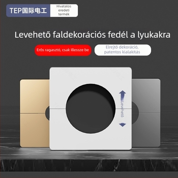 86-os aljzatfedőpanel, leválasztható ragasztós üres panel a falra