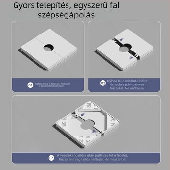 86-os aljzatfedőpanel, leválasztható ragasztós üres panel a falra