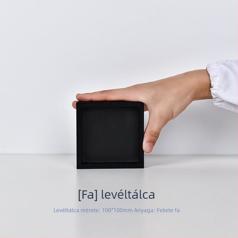 Tea kóstoló készlet fából készült mintatárral és zománcos tányérral