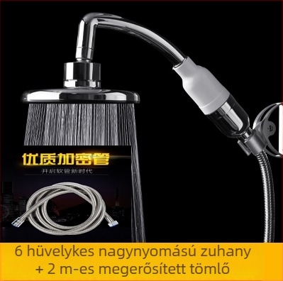 Tiantai Hualian zuhanyfej készlet: kézi és esős zuhanyfej a fürdőszobába, víznyomás növelő a bojlerhez