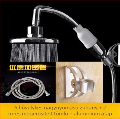 Tiantai Hualian zuhanyfej készlet: kézi és esős zuhanyfej a fürdőszobába, víznyomás növelő a bojlerhez
