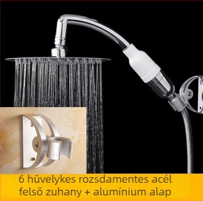 Tiantai Hualian zuhanyfej készlet: kézi és esős zuhanyfej a fürdőszobába, víznyomás növelő a bojlerhez