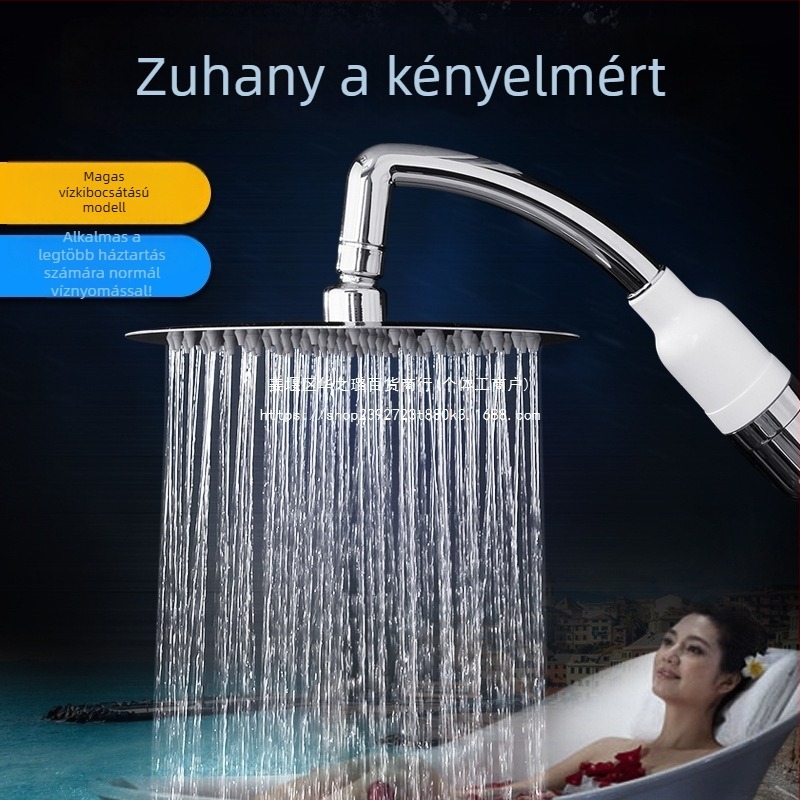 Tiantai Hualian zuhanyfej készlet: kézi és esős zuhanyfej a fürdőszobába, víznyomás növelő a bojlerhez