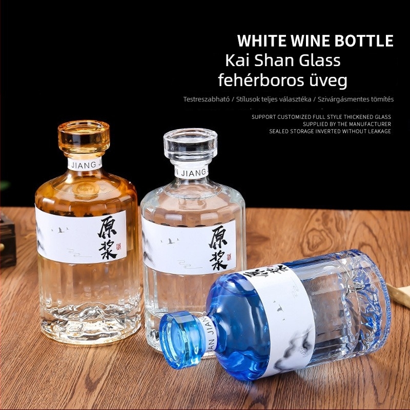 500 ml-es üvegek otthoni főzéshez italok készítéséhez, üres palackok feltöltéséhez, teljes készlet esküvői ünnepséghez