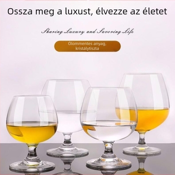 Kristály üveg brendy- és whiskypohár, nordic stílus, 201–300 ml