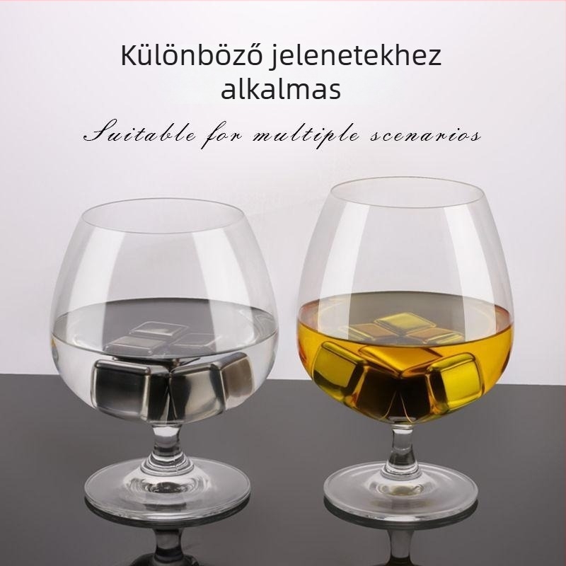 Kristály üveg brendy- és whiskypohár, nordic stílus, 201–300 ml