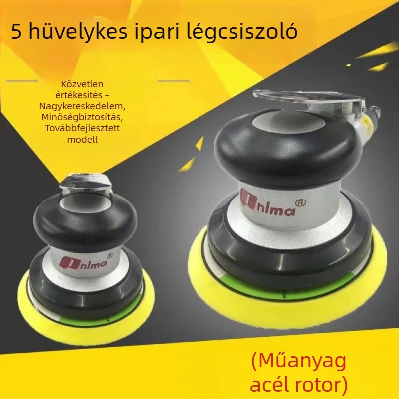 5 hüvelykes ipari pneumatikus polírozó- és csiszoló gép bútorokhoz, autókhoz és falgletteléshez
