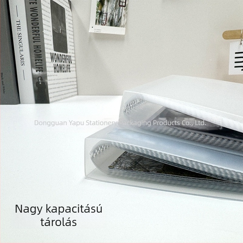 Átlátszó, matt Polaroid tárolóalbum, 3 hüvelykes, több méretű a sztárfotók és képeslapok gyűjtéséhez
