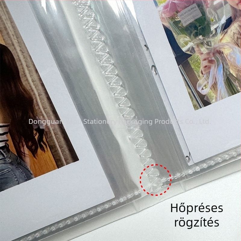 Átlátszó, matt Polaroid tárolóalbum, 3 hüvelykes, több méretű a sztárfotók és képeslapok gyűjtéséhez