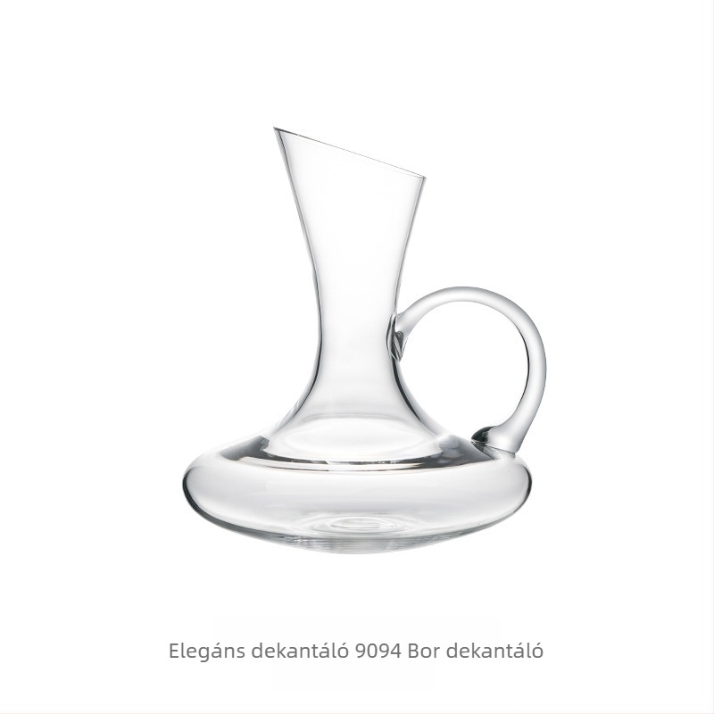 Kristályból készült boros dekantőr, háztartási használatra, 1000 ml feletti űrtartalom