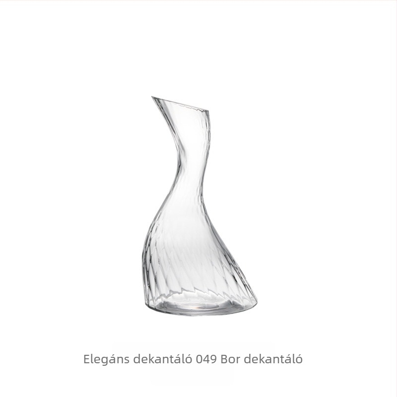 Kristályból készült boros dekantőr, háztartási használatra, 1000 ml feletti űrtartalom