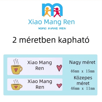 Vízálló névmatricák óvodába – írószerekhez és kulacsokhoz