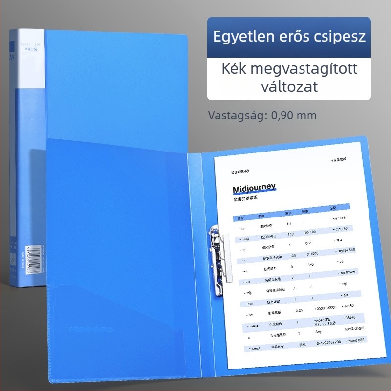 A4-es méretű fájlmappa dupla erős csattal