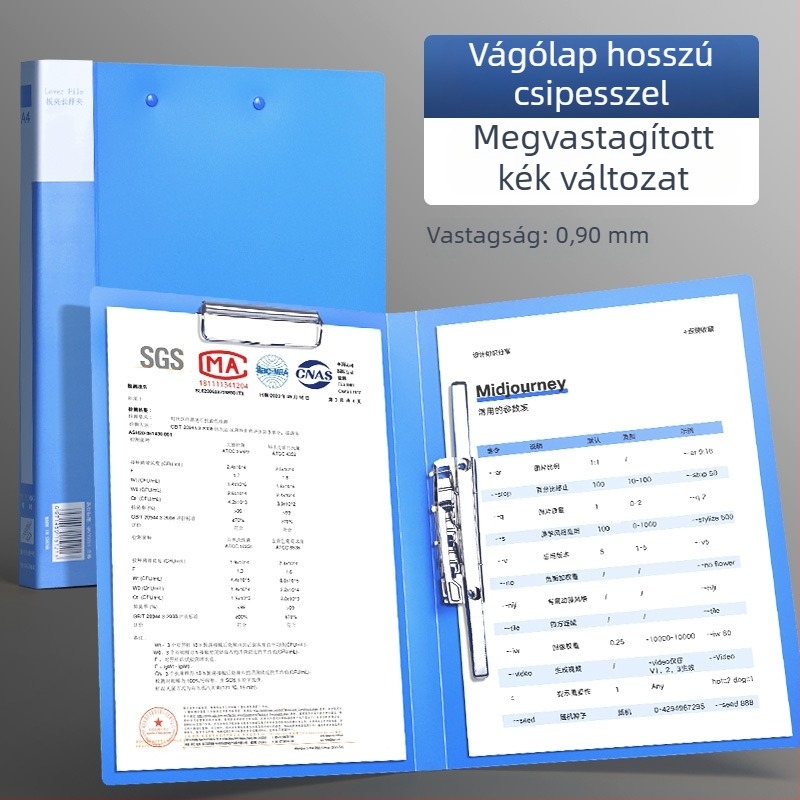 A4-es méretű fájlmappa dupla erős csattal