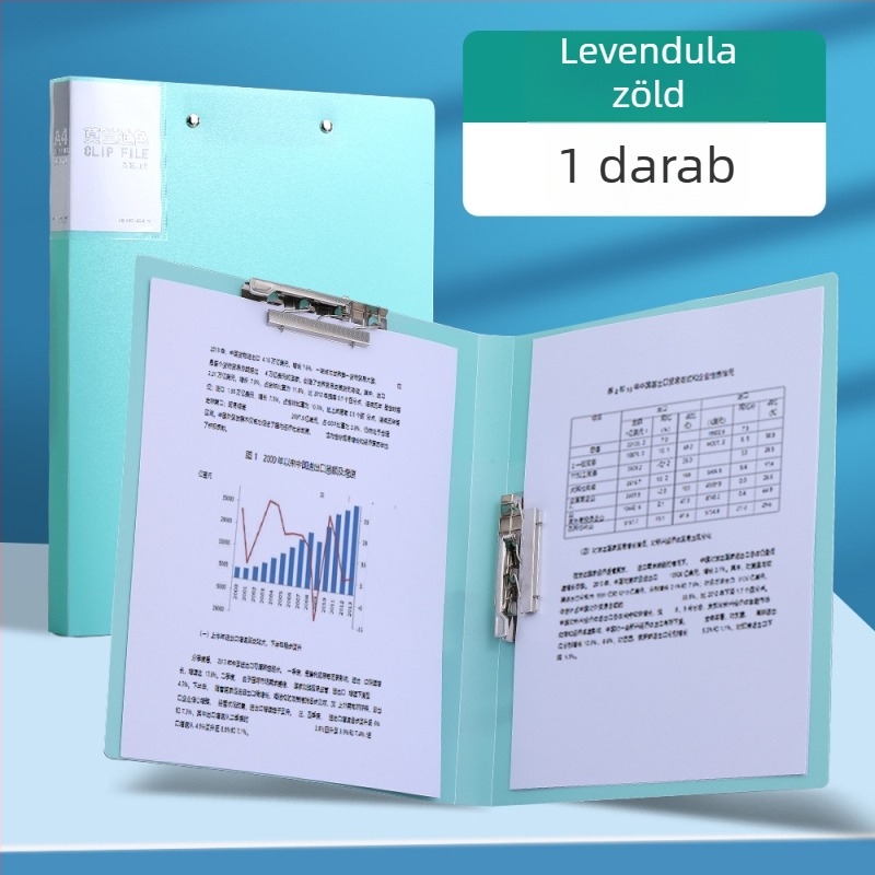 A4-es méretű fájlmappa dupla erős csattal
