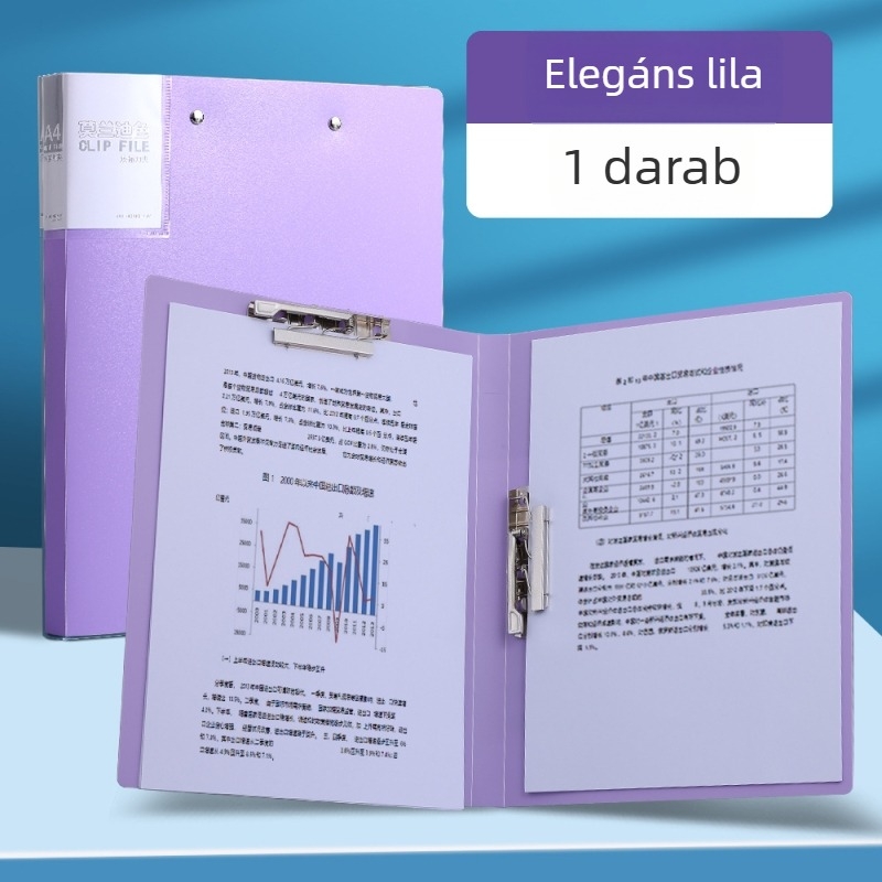 A4-es méretű fájlmappa dupla erős csattal