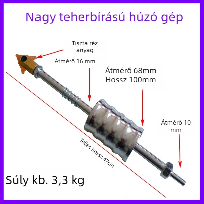 Autóformázó és lemezjavító gép kiegészítők: pisztoly alakú fogantyú, háromszög alakú alkatrész, szénrúd, körkörös tömítés, befogófej