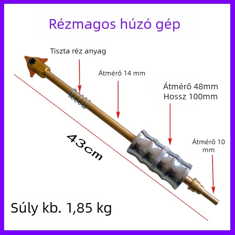 Autóformázó és lemezjavító gép kiegészítők: pisztoly alakú fogantyú, háromszög alakú alkatrész, szénrúd, körkörös tömítés, befogófej